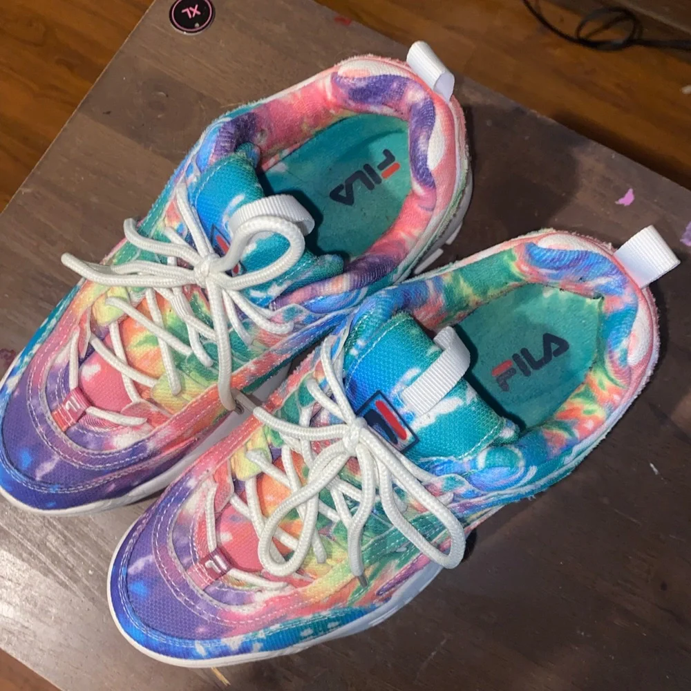 Fila Multicolor Tie-Dye Sneakers - Picture 2 of 9